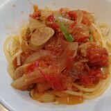 幼児向け☆野菜が甘いナポリタン風トマトパスタ